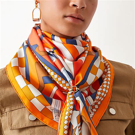 hermes music scarf|wearing a hermes scarf.